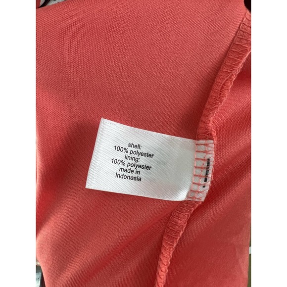 Lane Bryant Bold Floral Orange Brown V Neck Size 28 Lined Sheer Pullover EUC - Picture 6 of 6